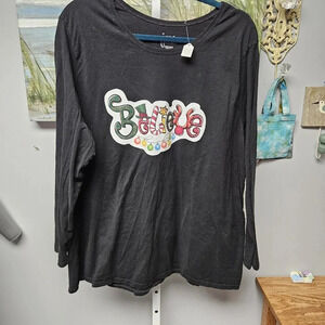 Custom decaled top size 3x fit 2x